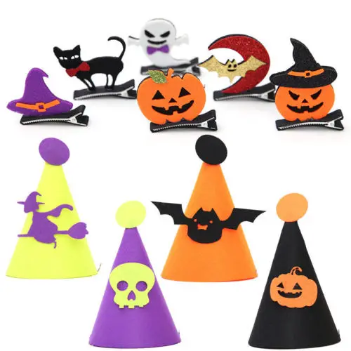 1pc-Halloween-Handmade-Kids-Baby-Girls-Hair-clips-Hairpin-Hair-Hat-accessories