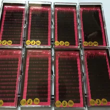 Бренд BFF 8 BOX ресницы 0.2J/B/C/D 9-16 мм яркая черная искусственная норка Макияж Поддельные Накладные ресницы индивидуальное наращивание ресниц