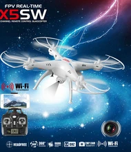 newest RC Drone SYMA X5SW 4CH 2.4G FPV with 2.0MP HD camera WiFi RC Quadcopter 6-Axis syma x5c upgraded version gift 2 battery