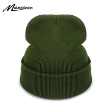 Новинка, модная зимняя шапка для женщин и мужчин, шапка Skullies Beanies, теплые шапки унисекс, вязаные шапки для мужчин, шапки бини, простая теплая мягкая шапка