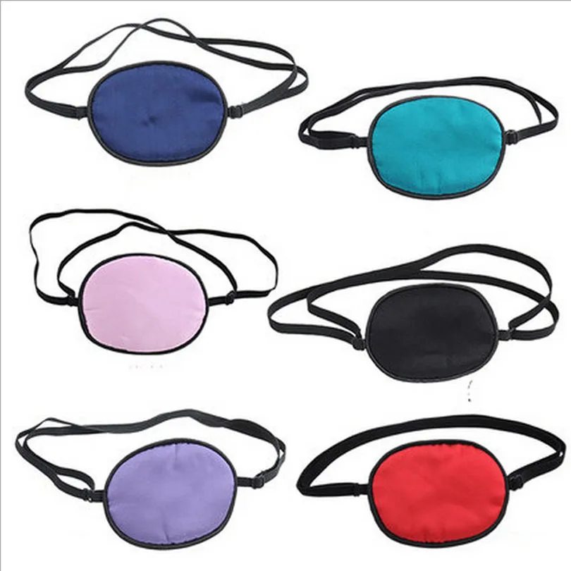 Single eyed Upscale Silk Sleep Eye Mask One eyed Amblyopia trainer