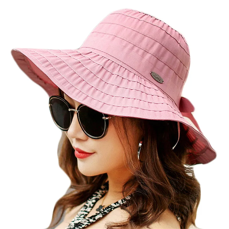 2018 Fashion Summer Sun Hats for Women Female Outdoor UV Protect Hat