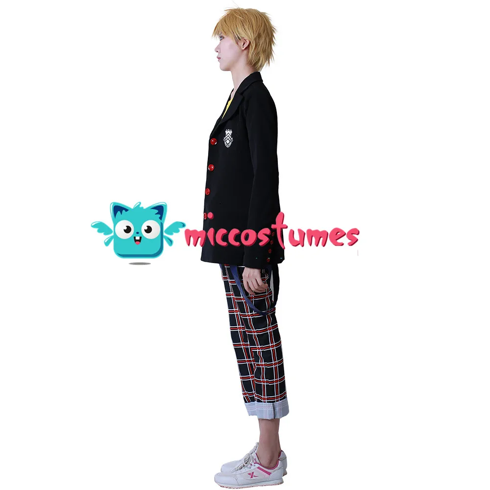 Hot Shin Megami Tensei Persona 5 Joker Cosplay Shoes Boots//l