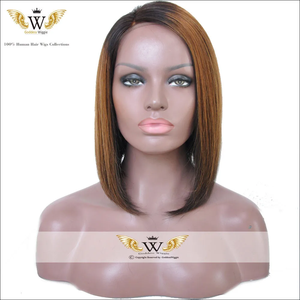 5AGlueless-Highlight-Full-Lace-Human-Hair-Wig-Bob-Lace-Front-Wig-Virgin-Hair-Bob-Style-Short