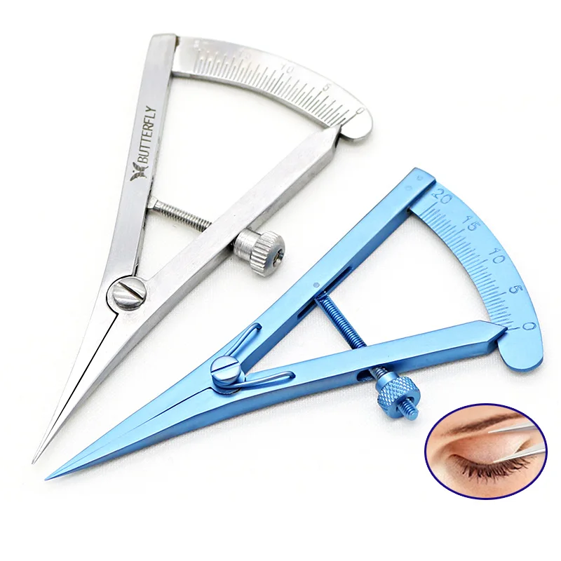 

Double Eyelid Measuring Ruler Cosmetic Stainless Steel Equipment Eye Scale Ophthalmic Instruments