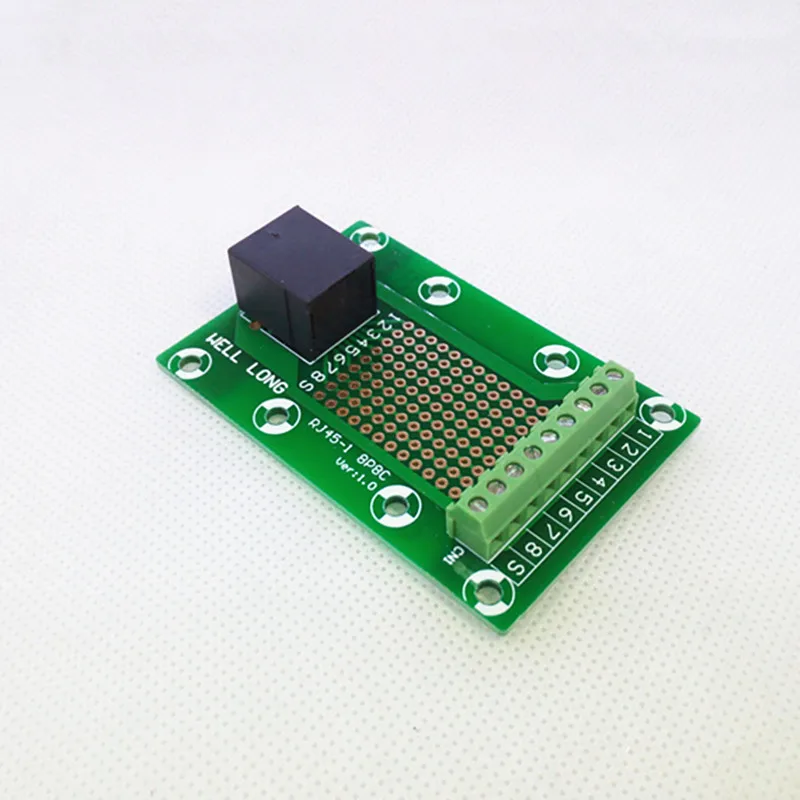 RJ45 8P8C разъем 1 Way Buss Breakout Board клеммный блок разъем.|terminal block|connector terminal blockjack jack |