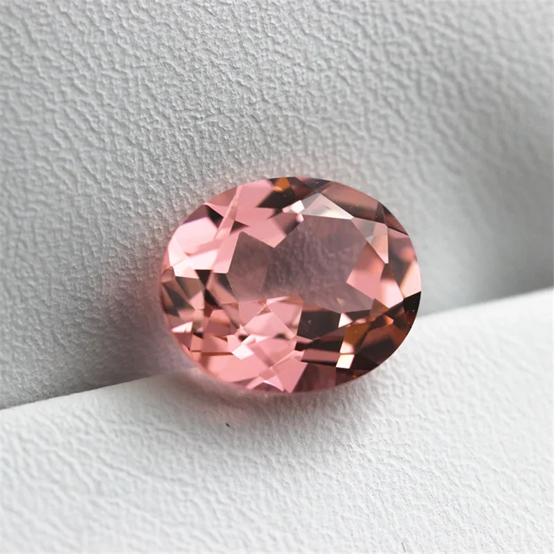 

Oval shape pink Morganite Brazil AAAAAAAA quality for jewelry making ring surface faceted stone gems brilliant gems