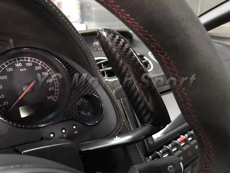 2003-2014 Lamborghini Gallardo LP550 LP560 LP570 Shift Paddle Cover DCF (58)