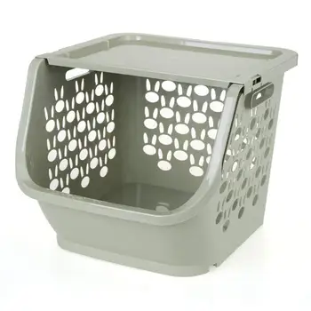 

Multi-Purpose Kitchen Plastic Storage Basket Can Superimpose Vegetable Sundries Fruit Basket