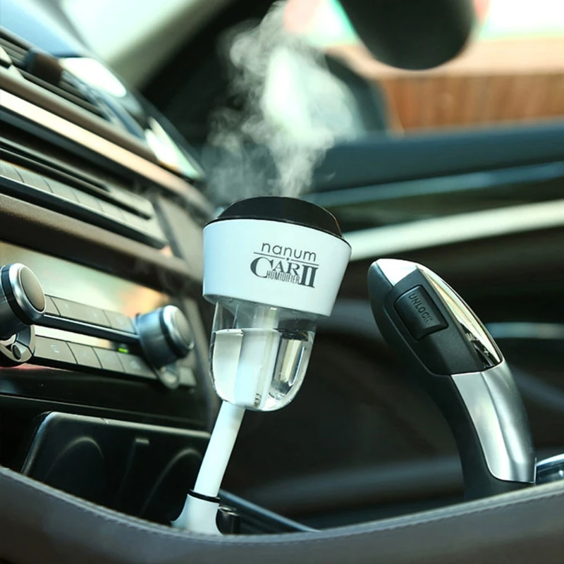 

12V Car Humidifier Air Purifier Aroma Oil Aromatherapy Mist Maker 2 USB Charger