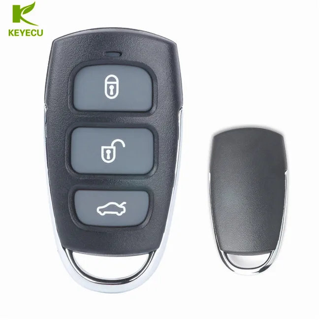 KEYECU 10X корпус дистанционного ключа корпус 3 кнопки для Hyundai Elantra соната i10, Kia Sorento Cerato Forte Spectra Optima Rondo