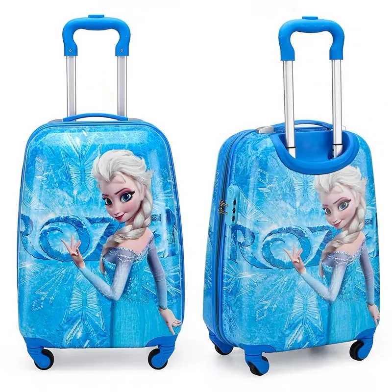 19 inch 19 inch carry-on Suitcase with wheels kids Spinner luggage carton travel Rolling Luggage trolley bags children's suitcase lovely - Цвет: 19 inch