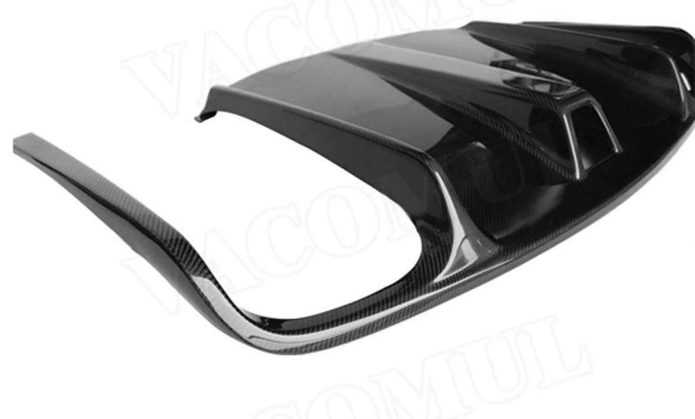 Для E класса углеродного волокна задний спойлер бампер диффузор наборы для тела для Benz W207 C207 купе E260 E300 E350 СПОРТ 2009-2012