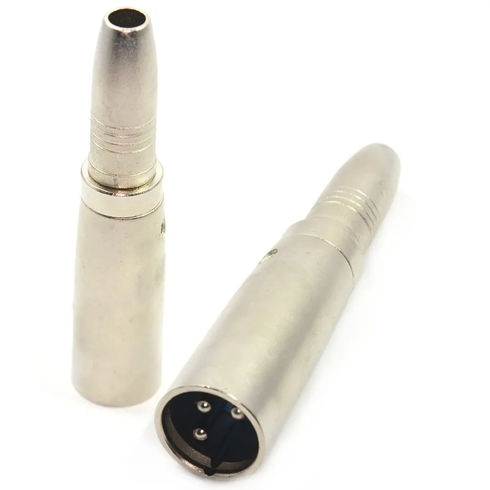 

10PCS XLR Male to 6.35mm 1/4" Mono Female jack Mic CONNECTOR ADAPTER