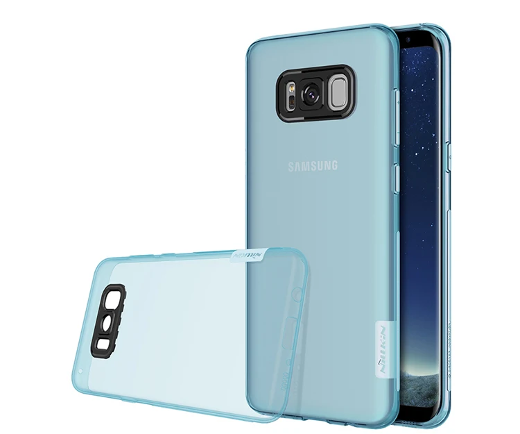 Для samsung Galaxy s8 S 8/S8 Plus S8+ чехол, NILLKIN серия природы Прозрачная мягкая Резина Силиконовый ТПУ чехол Оболочка Чехол