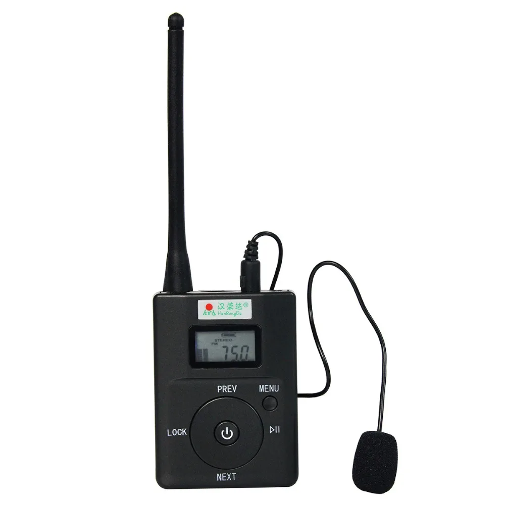 Portable 0 2W FM Transmitter Stereo Radio Broadcast Adjustable Frequency 60 108 MHz FM Transmitter FM