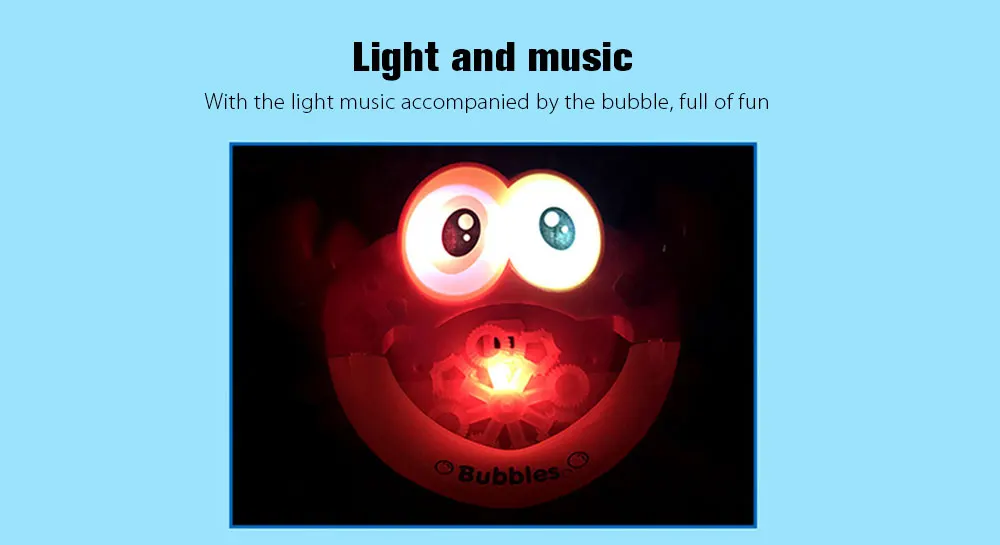 Education Toy Electric Blow Bubble Machine without Bubble Water