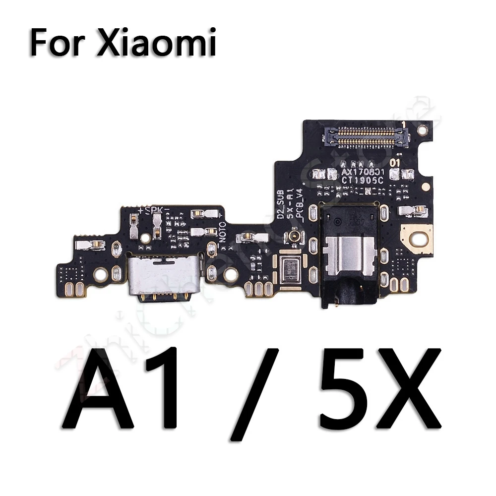 For Xiaomi A1 USB Дата зарядный порт зарядное устройство док-станция гибкий кабель для Xiaomi mi Note Max mi x 1 2 2s 3 A1 A2 Lite Pro F1 - Цвет: For Xiaomi A1