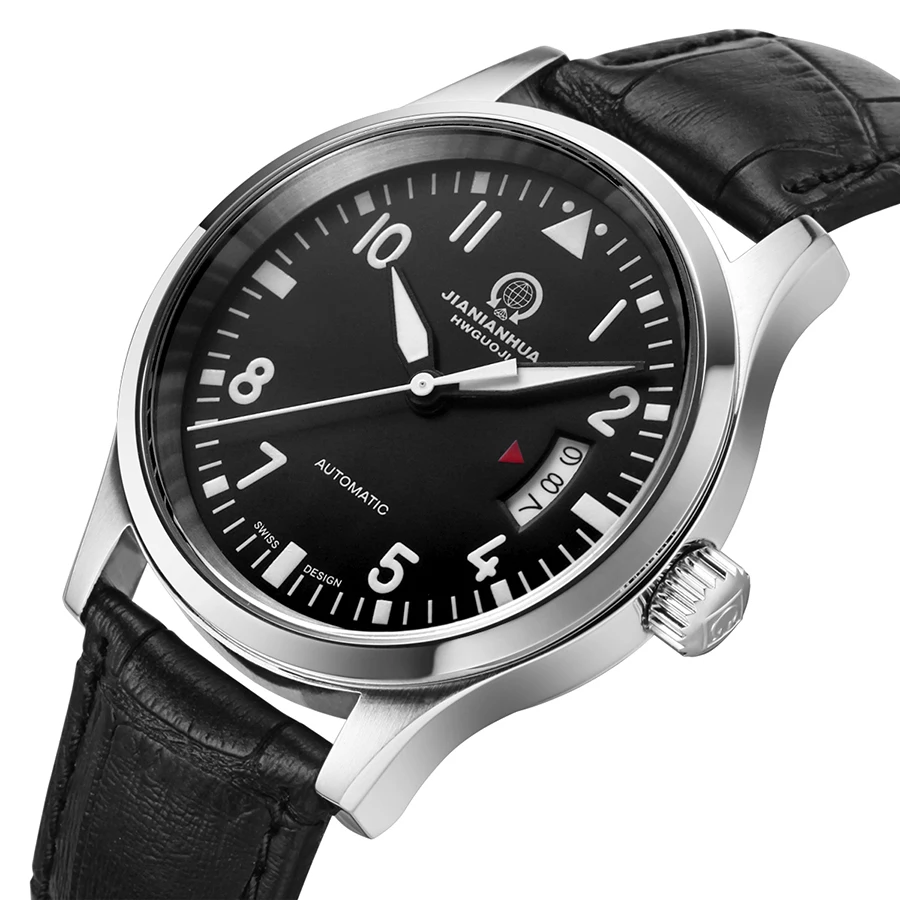 أعلى العلامة التجارية كرنفال الفاخرة التلقائي ووتش الرجال تقويم HD مضيئة الياقوت 100 متر للماء عارضة الازياء ساعات آلية