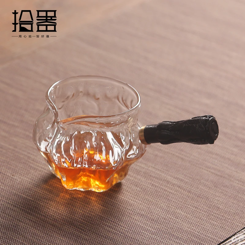 

New Japanese heat-resistant transparent glass drinkware kung fu coffee tea set green tea teapot tea infuser kettle nespresso cup