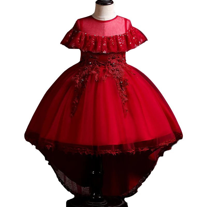 Летнее платье для девочек Детские платья для девочек Детская формальная выполнения платье принцессы для девочек вечерние свадебное платье 3 4 10 для детей 12 лет
