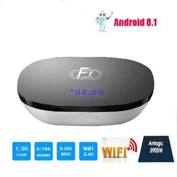 

A95X F1 Smart TV Box Android 8.1 Amlogic S905W Quad Core Set Top Box 4K 2G 16G 2.4GHz WiFi A95XF1 Support H.265 4K PK X96 mini