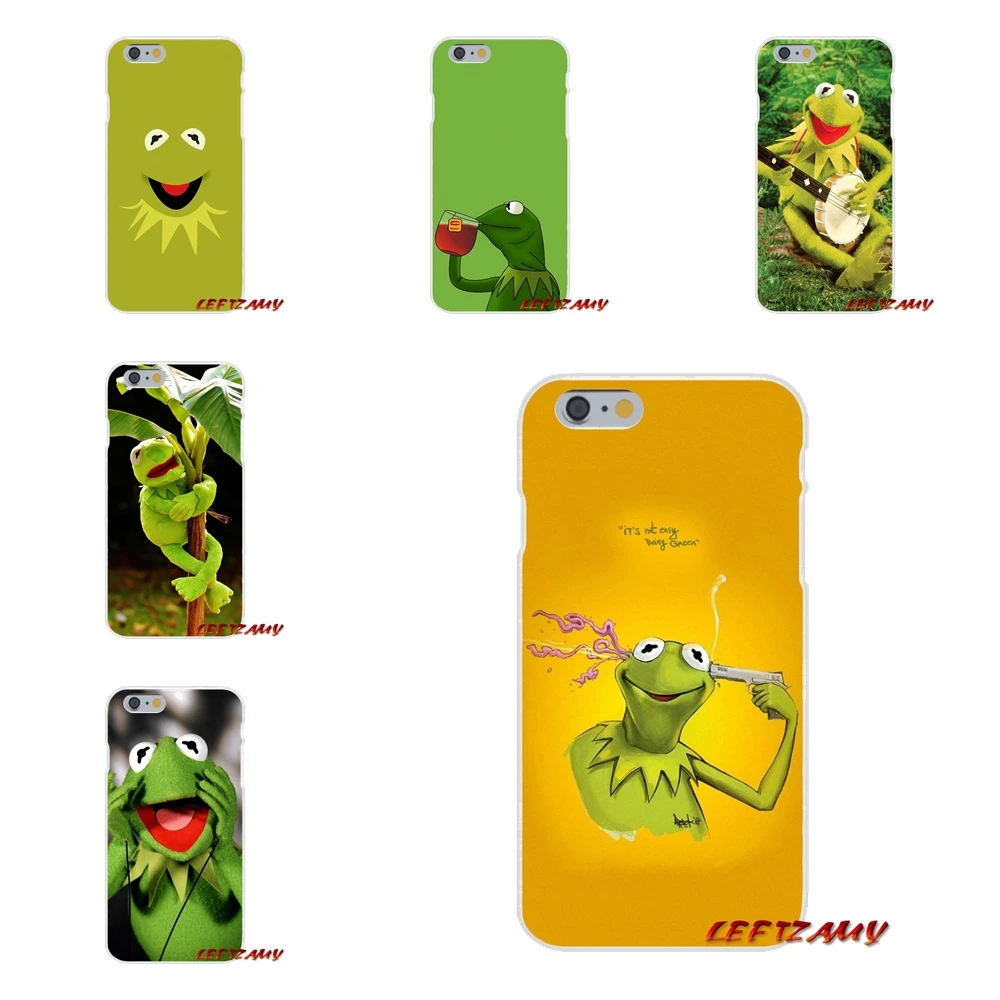 Для iPhone X XR XS MAX 4 4S 5 5S 5C SE 6 6S 7 8 Plus Аксессуары чехлы для телефонов Kermit | Мобильные