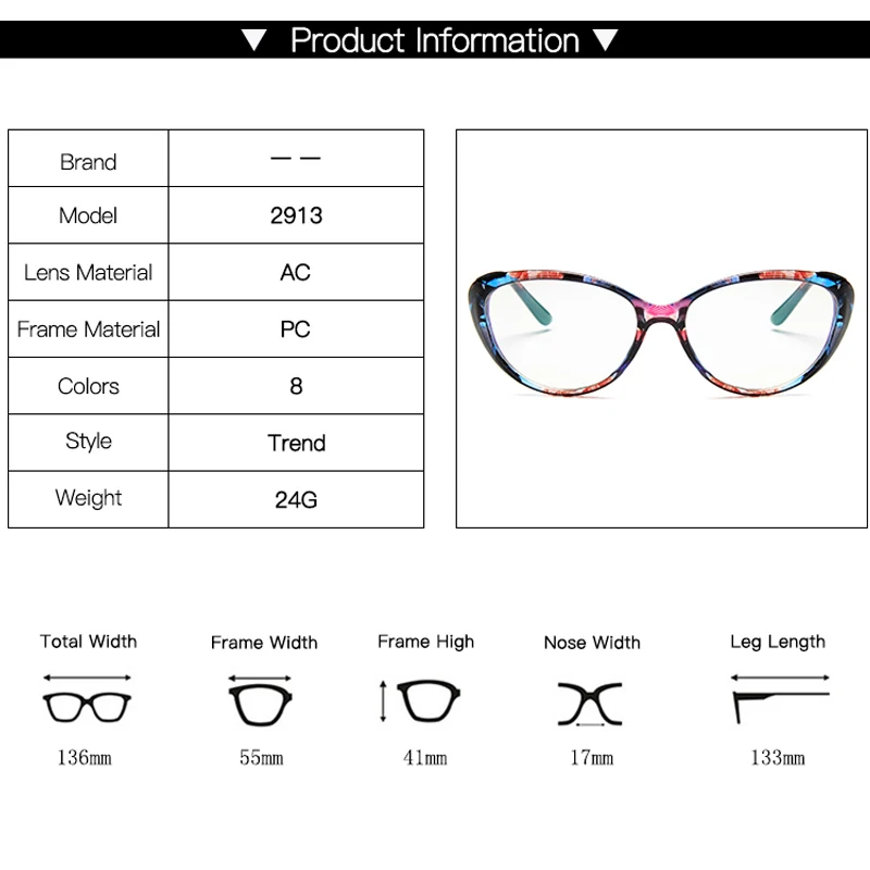 Women Cat Eyes Stylish Eyewear Eyeglasses Myopia Spectacle Small Face Purple Gradient Frame Clear Lenses Wine Red 2019 New Women Cat Eyes Stylish Eyewear Eyeglasses Myopia Spectacle Small Face Purple Gradient Frame Clear Lenses Wine Red 2019 New