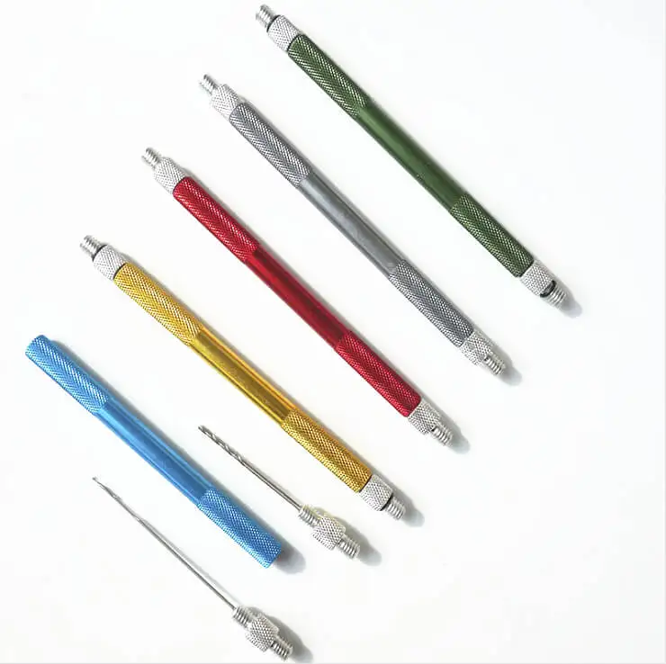 

1pcs 2 in 1 16g Baiting Needle Tool Aluminium Alloy Carp Fishing Boilie Needles Drill Kit Saltwater Freshwater color randomly