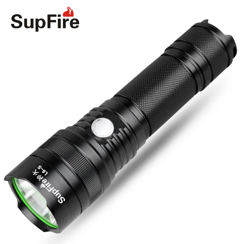 

Ultra Brightness LED Flashlight USB Torch Light 26650 Battery L6 S Linterna LED 2500lm for Olight Sofirn Fenix Nitecore Convoy