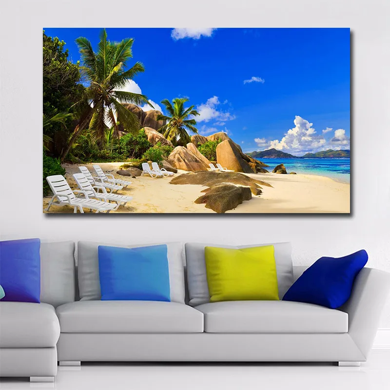 

Modular Pictures Custom Wall Art Canvas Landscape Painting Dropship Posters and Prints Decoration Pictures For Living Room