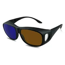 1 pcs Universal Big Quadro Óculos Âmbar Azul 3D/Marrom Azul 3D Glasse para Livros Revistas & Visão Anaglyph filmes