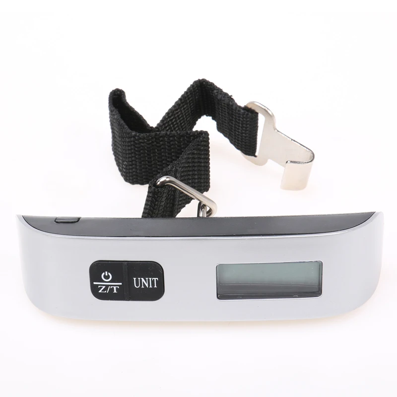 

50kg 10g Digital Electronic Luggage Scale Portable Suitcase Bag Hanging Scales LCD Display Balance Weight Thermometer