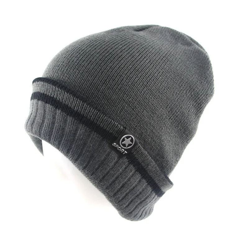 

2017 New Men Women Winter Hats Beanie Gorros Touca Knitted Caps Fashion Letters Bonnet Warm Beanies