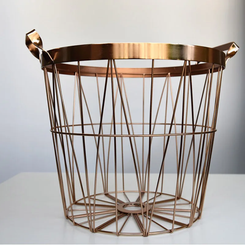 корзина для белья металлическая. корзины золотые декоративные. металлическая корзина hm home. металлическая корзина для хранения. корзина "декоративная".