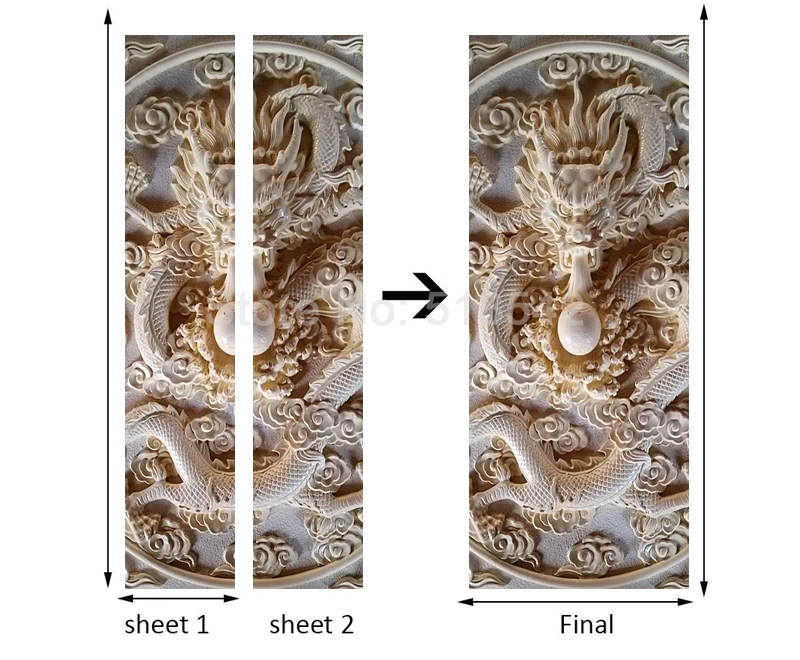 3D нефритовые рельефные наклейки на дверь для гостиной, спальни, ПВХ, самоклеющиеся обои, домашний декор, настенные наклейки, водонепроницаемые наклейки на стены
