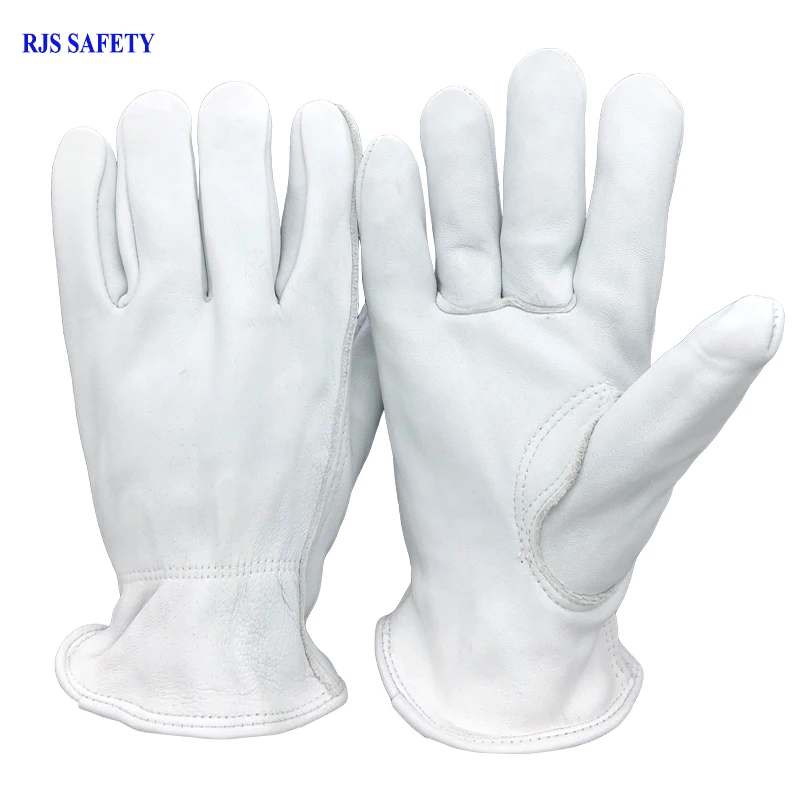 Men's Safety Work Gloves Sheepskin Leather Working Welding Protective Garden Sports MOTO Wear-resisting Gloves4023 | Безопасность и