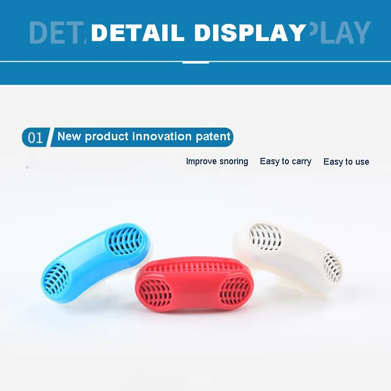 Soft Silicone Anti Snore Device Nasal Dilators Apnea Sleep Aid stop snoring solution Stopper Nose Clip Anti-snore Respirator
