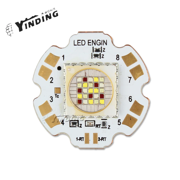 

1pcs LEDEngin LZP RGBW Flat Lens 80W Hight Power LED Emitter Lamp Light Blub LED Chip With 28MM PCB Heatsink