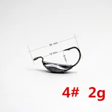 10pcs/lot Fishing hooks 4#  6#  8# jig head hooks crank hook for Soft Worm Bait Crankbait Fishing Tackle accessories Pesca