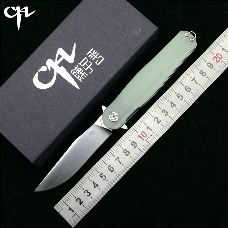 

CH3505-G10 Flipper folding knife D2 Blade ball bearings G10 steel handle outdoor camping hunting fruit pocket knives EDC tools