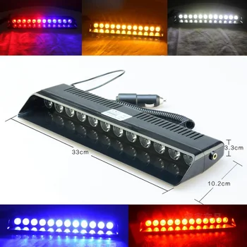 

20Pcs/Lot 12 Led Windshield Warning Light Car Strobe Flashing Lightbar Truck Beacons Emergency Signal Lamp