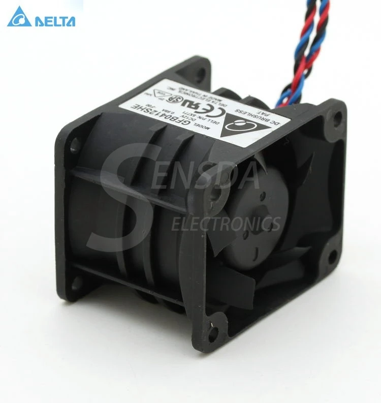 Вентилятор Для delta GFB0412SHE PE1750 12 В 22 25 А 40*50*38 мм постоянного тока 10000/9600 куб. М об/мин