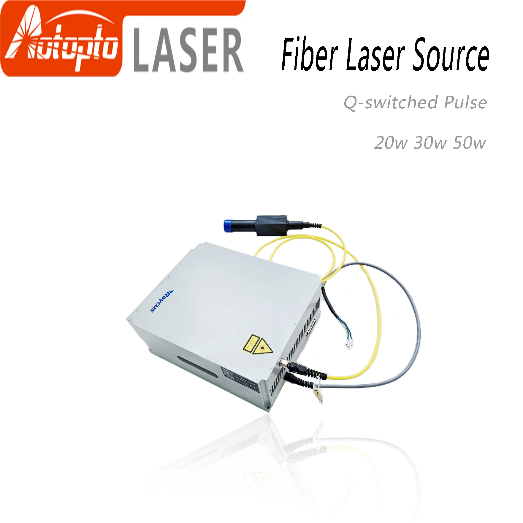 Raycus 20W-50W Q-switched Pulse Fiber Laser Series GQM 1064nm High Quality Laser Marking Machine DIY PART