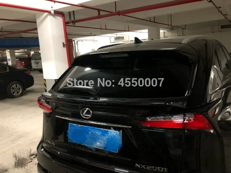 Для lexus NX NX200 NX200T NX300 Средний спойлер высокого качества ABS Материал Неокрашенный Грунтовка заднее украшение в виде хвостового крыла