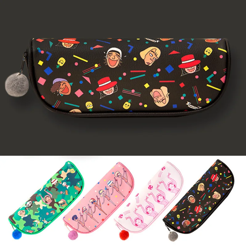 

Kawaii Korean School Pencil Case Cute Cartoon Penal Pencilcase for Girls Boys Pen Bag Large Multi Cosmetic Box Stationery Pouch