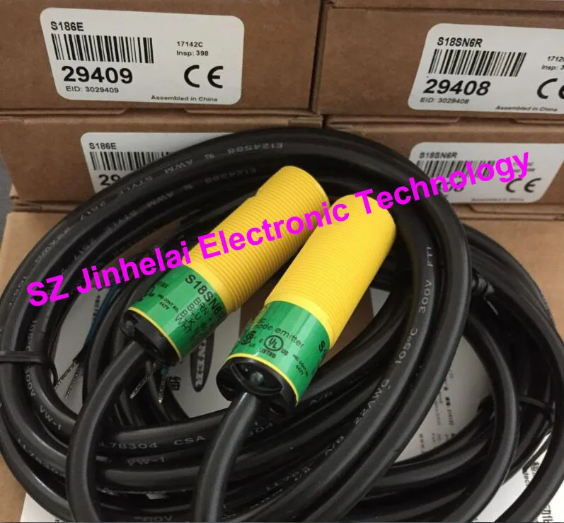 S18SN6R + S186E новое и оригинальное баннер светоэлектрический, фотоэлектрический датчик