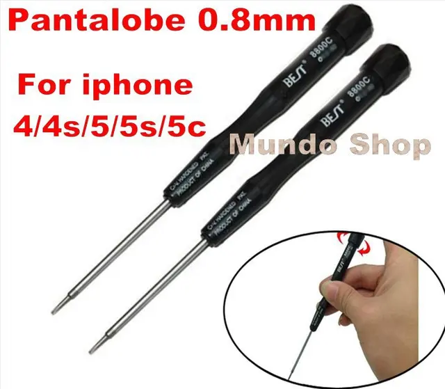 Pentalobe Screwdriver 0.8mm For Apple iPhone 4/4G/4S/5/5C 5 Point Star