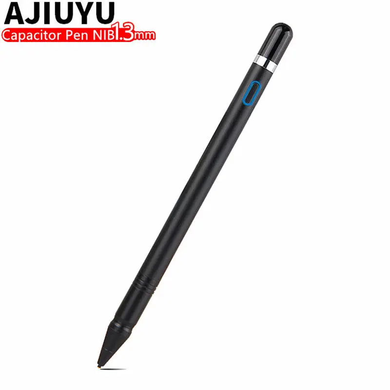 Stylus Pen for Dell Venue Pro Slim Barrel Capacitive Stylus with FiberMesh Tip for Dell Venue Pro - EverTouch Slimline Capacitive Stylus Stylus Pen by BoxWave Metallic Silver