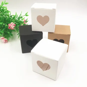 

24pcs Cute Cartoon Mini Kraft Paper Box DIY Present Packaging Boxes Small Single Cake Packaging Boxes Handmade Soap Storage Case